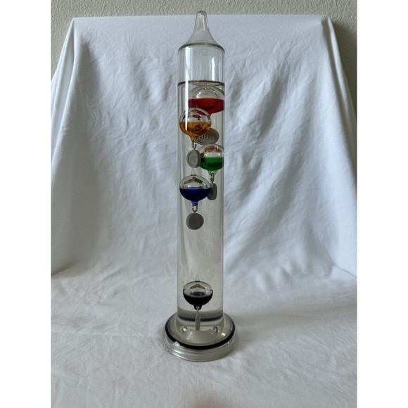 Galileo Thermometer Other Galileo Galilei Standing Liquid Thermometer 3 Inch Multicolored